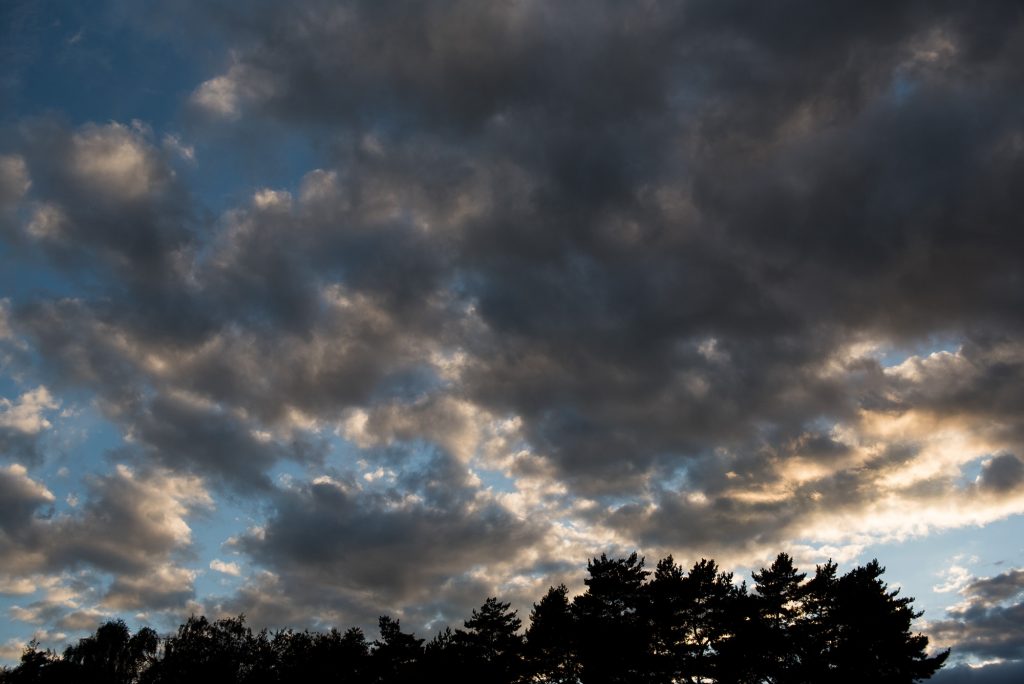 Berkshire skies early evening