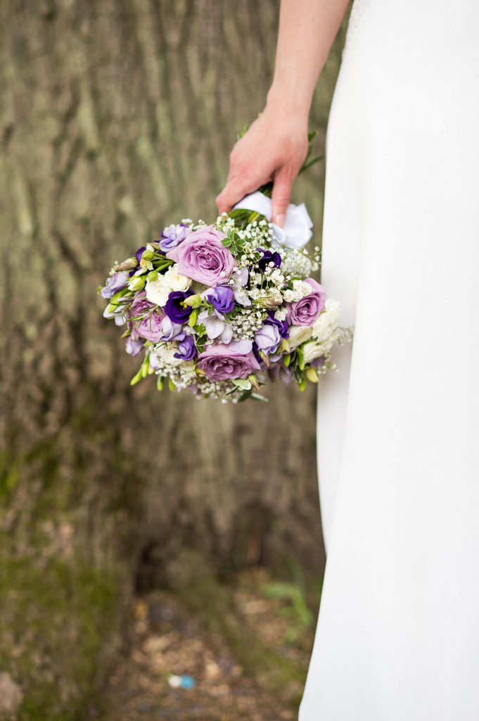 Delicate bridal bouquet Surrey wedding