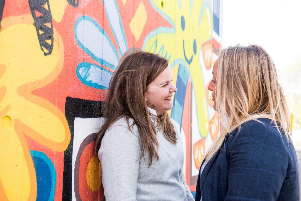 LGBT Engagement Shoot Photography, creative couples photography with London street art
