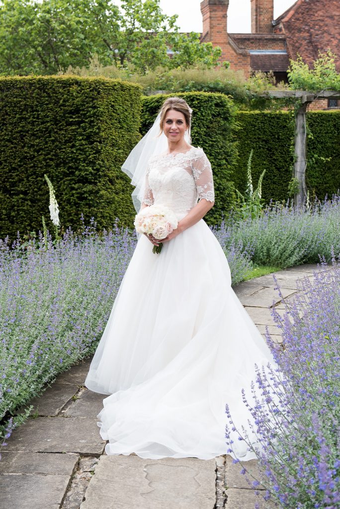 Great Fosters. Natural Wedding Photography Surrey. Ellis Bridal Bride Portrait.