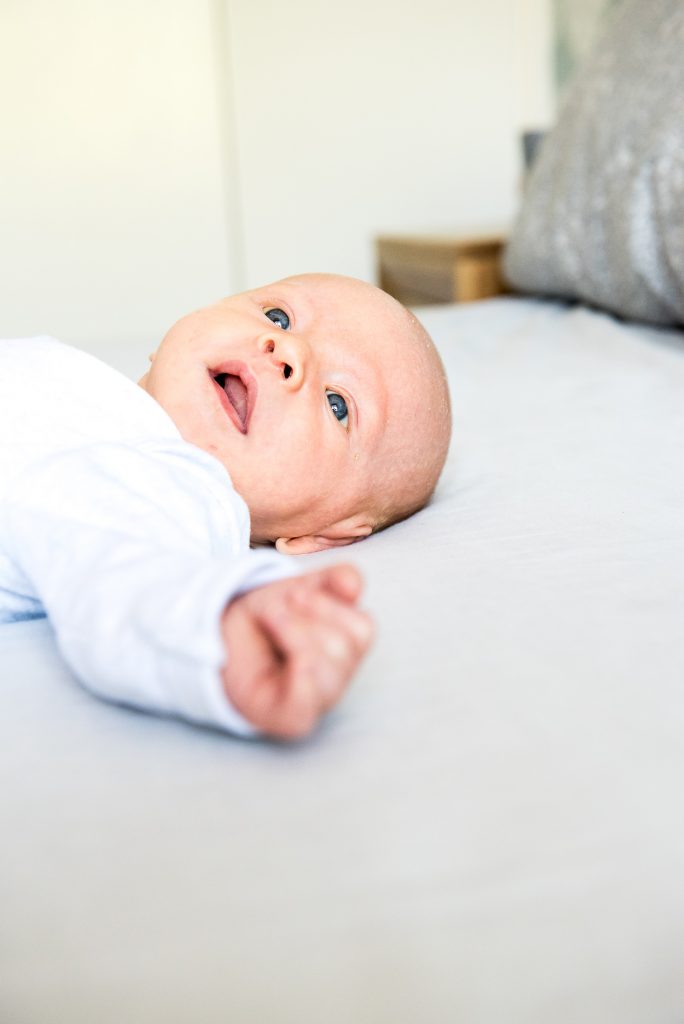 Newborn Photography Surrey, Newborn Baby Photography, Baby Portrait on The Bed
