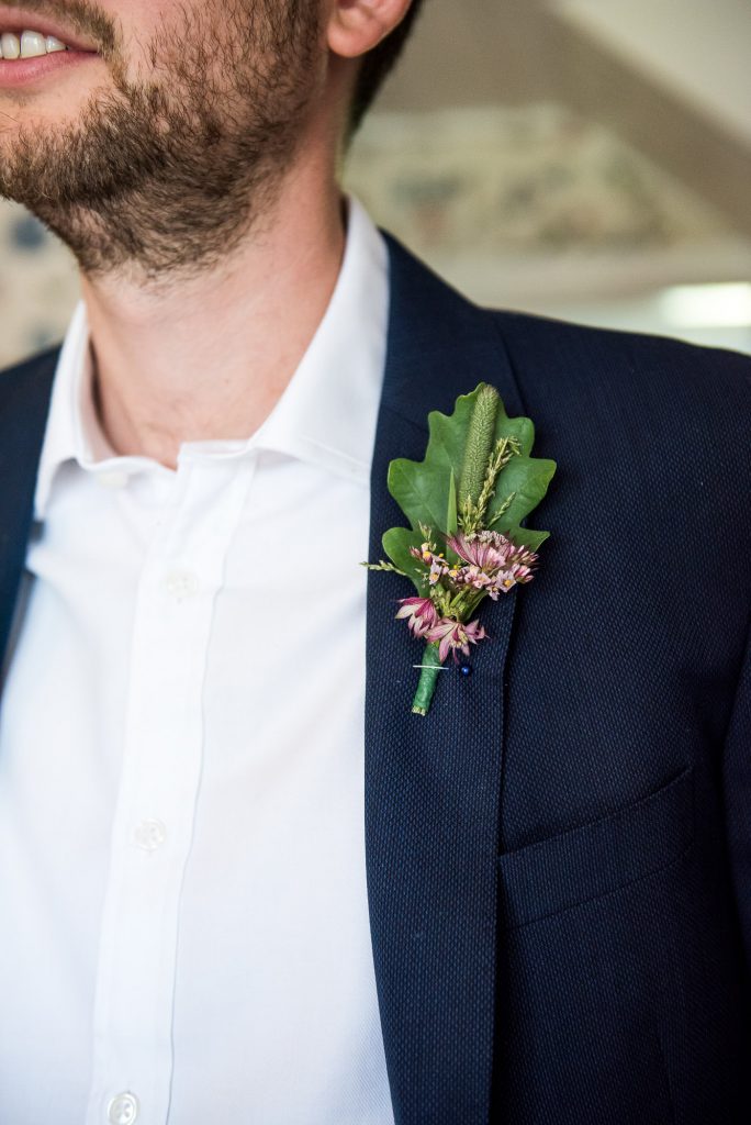 Destination Wedding Photography Sweden - Home made wildflower button holes