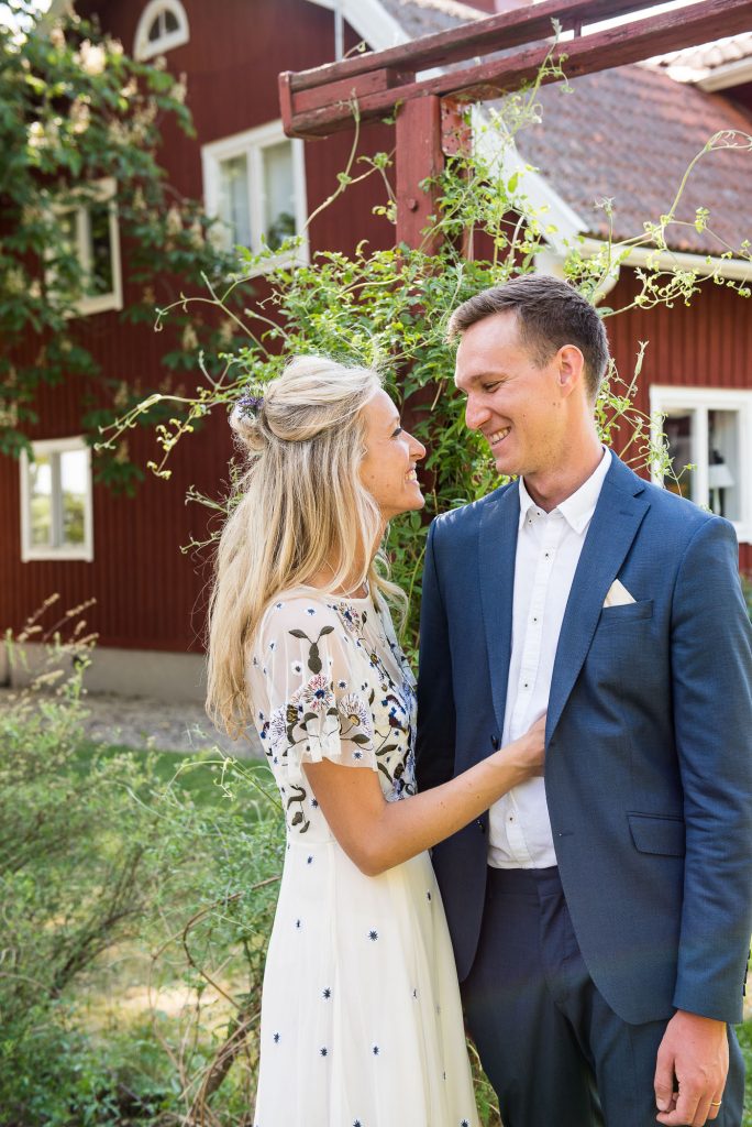 Swedish Wedding - Kroksta Gard Wedding - Gorgeous French Connection Bride with Handsome and Stylish Groom
