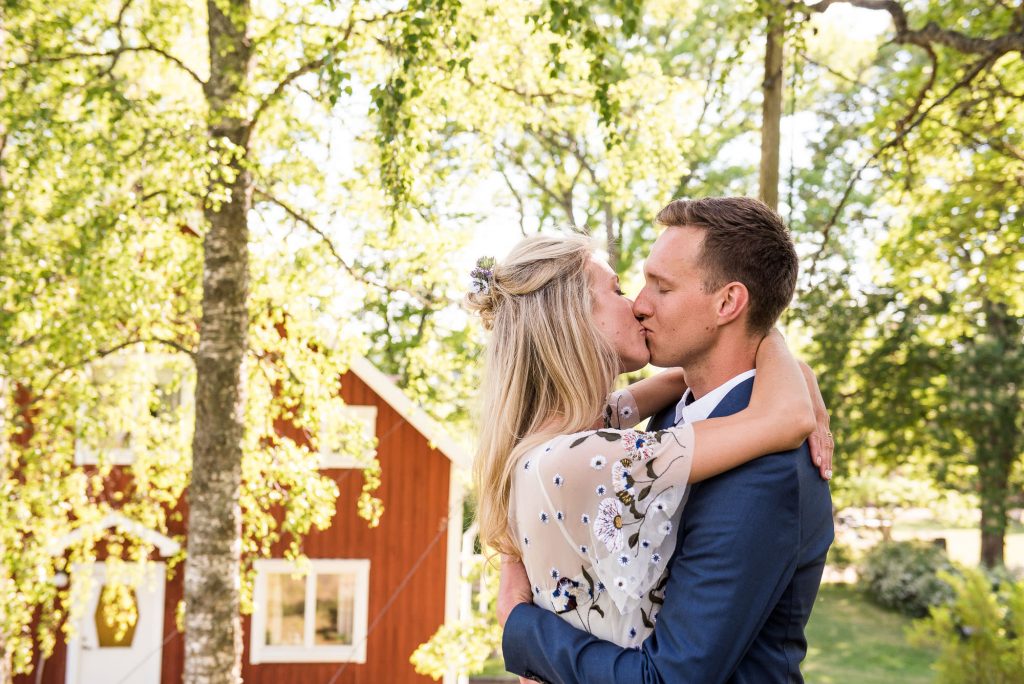 Swedish Wedding - Kroksta Gard Wedding - Romantic and Candid Couples Portrait
