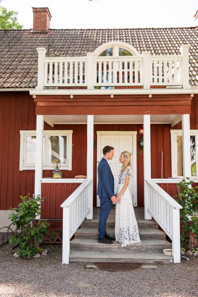 Swedish Wedding - Kroksta Gard Wedding - Natural and Candid Couples Portrait