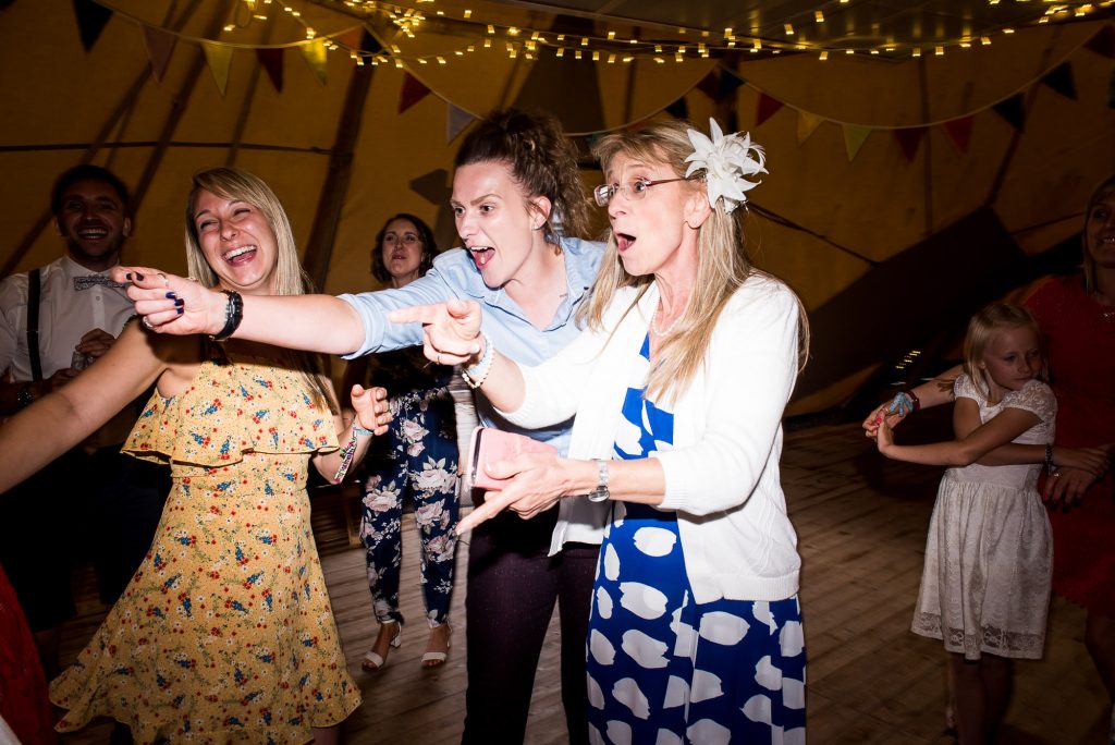 Inkersall Grange Farm Wedding - Same Sex Wedding Photography - Energetic Dance Floor Photography