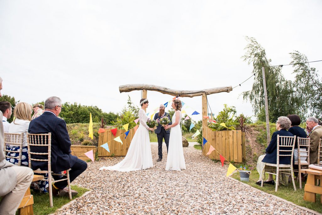 Inkersall Grange Farm Wedding - Same Sex Wedding Photography - Tipi Wedding 