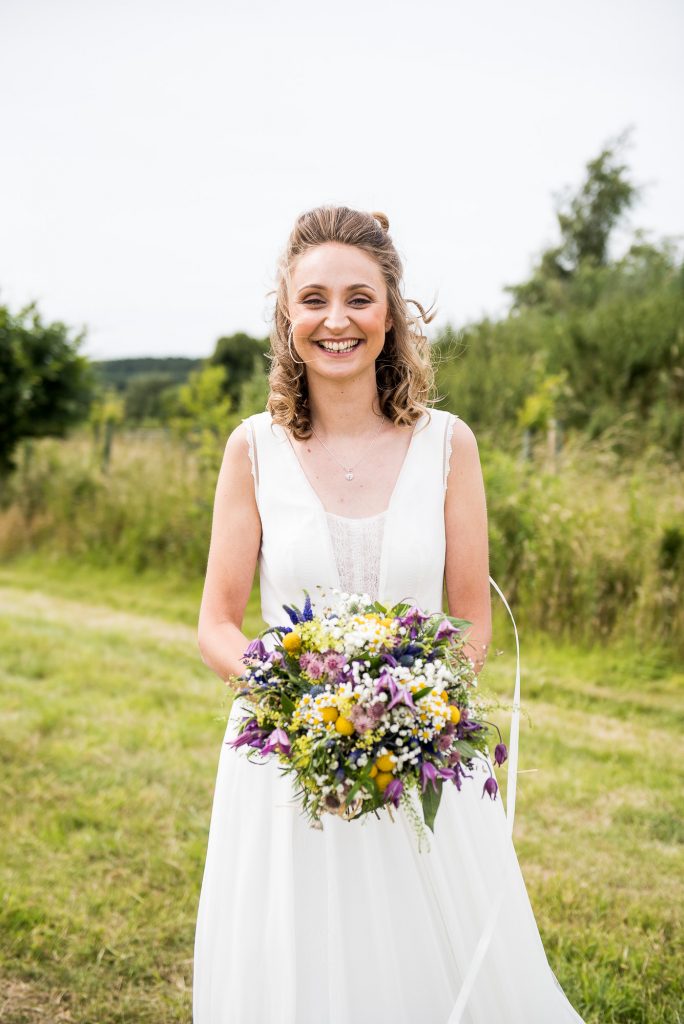 Inkersall Grange Farm Wedding - Same Sex Wedding Photography - Beautiful Boho Rembo Styling Bride