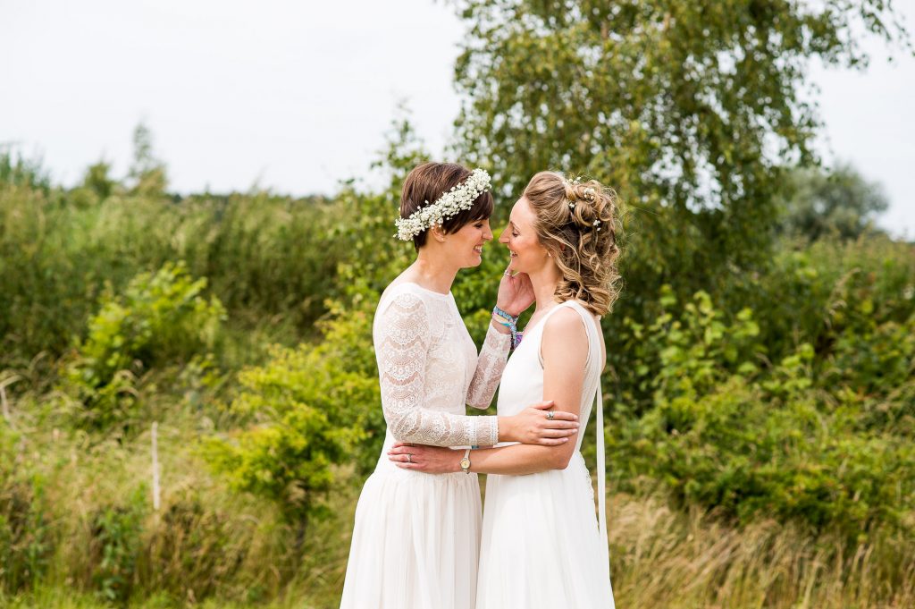 Inkersall Grange Farm Wedding - Same Sex Wedding Photography - Tipi Wedding
