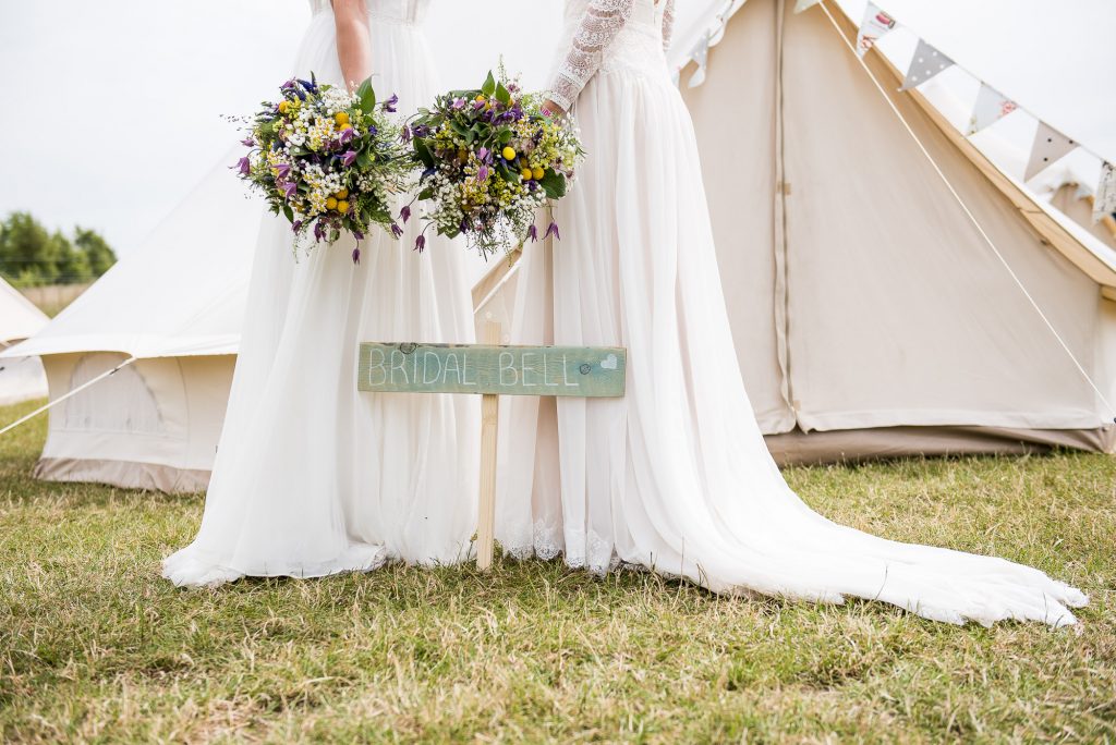 Inkersall Grange Farm Wedding - Same Sex Wedding Photography - Brides By Wedding Bell Tents Cute Composition