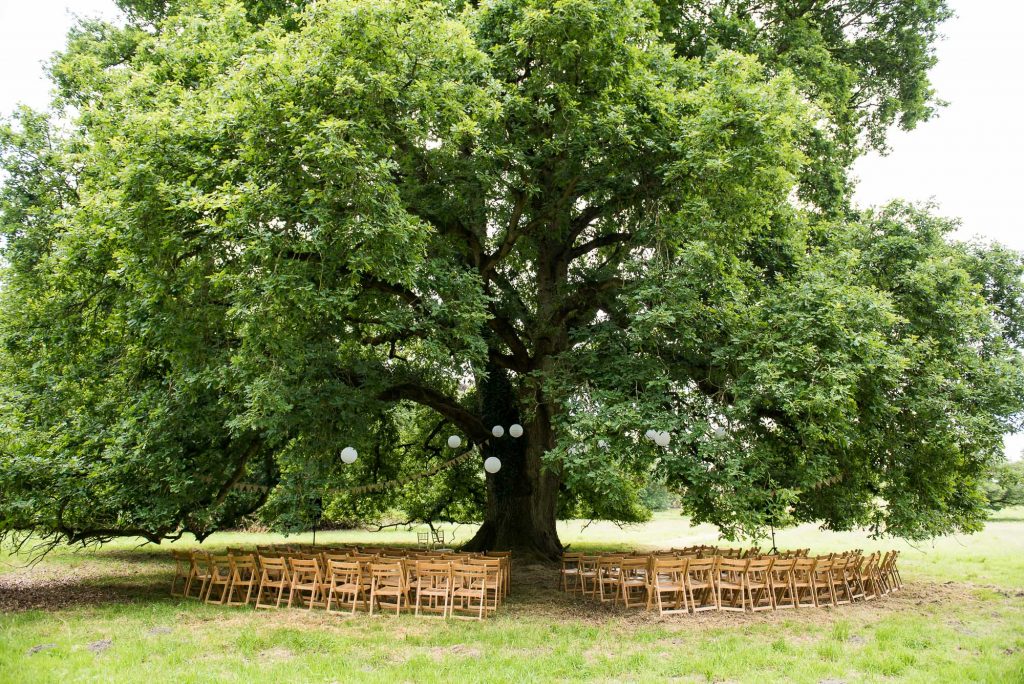 Outdoor Wedding Ceremony, Surrey Wedding Photography, Outdoor Wedding Ceremony With Wooden Chairs