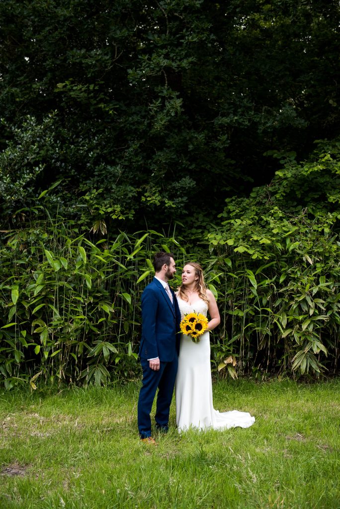 Natural Wedding Photographs With Bamboo Forest Backdrop Surrey