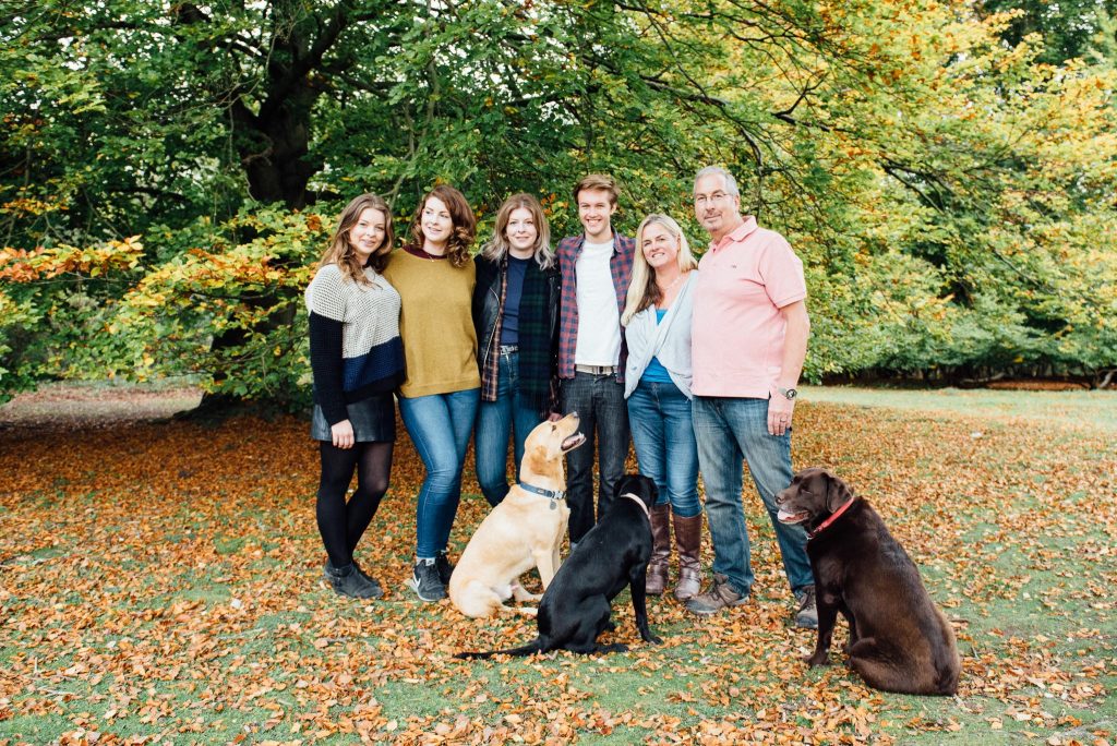 Surrey Family Photography, Casual and Relaxed Family Portrait