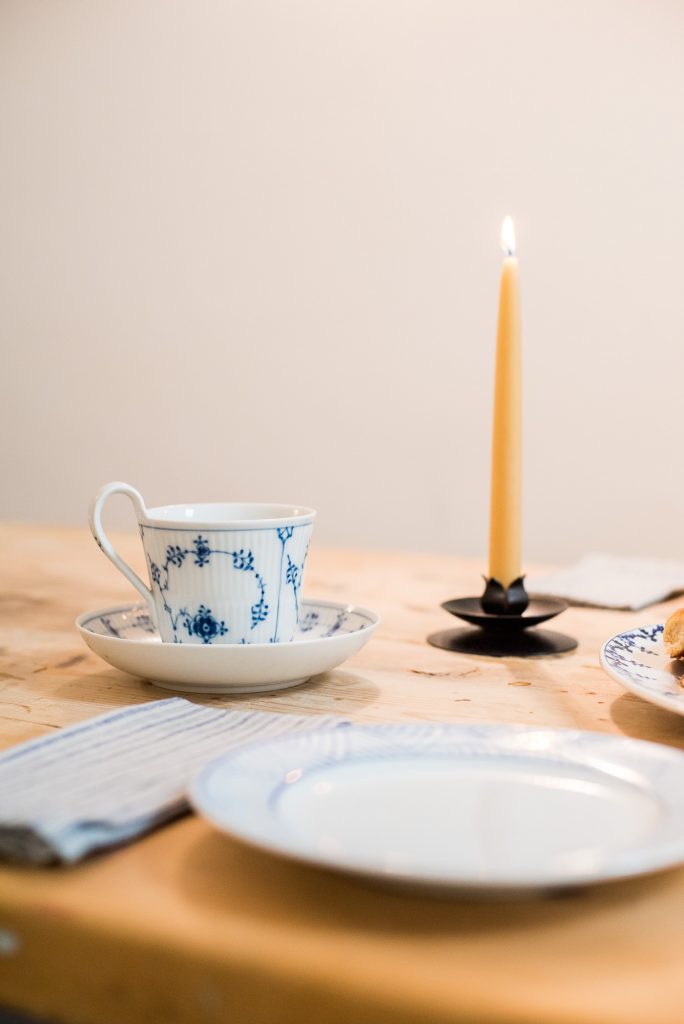 Hygge, Lifestyle Tips for a More Hygge Home, Candle and Danish China Mug
