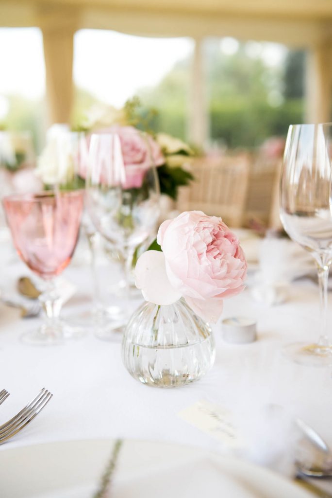 Outdoor Wedding Photography Surrey, Gorgeous Pink Peony Flower Display