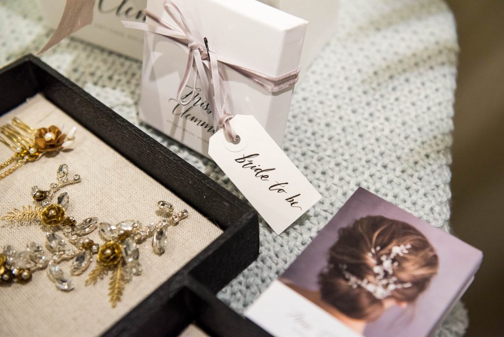 Miss Bush Bridal, British designer Miss Clemmie Hair Pieces Wedding Jewellery, Surrey Wedding Photography