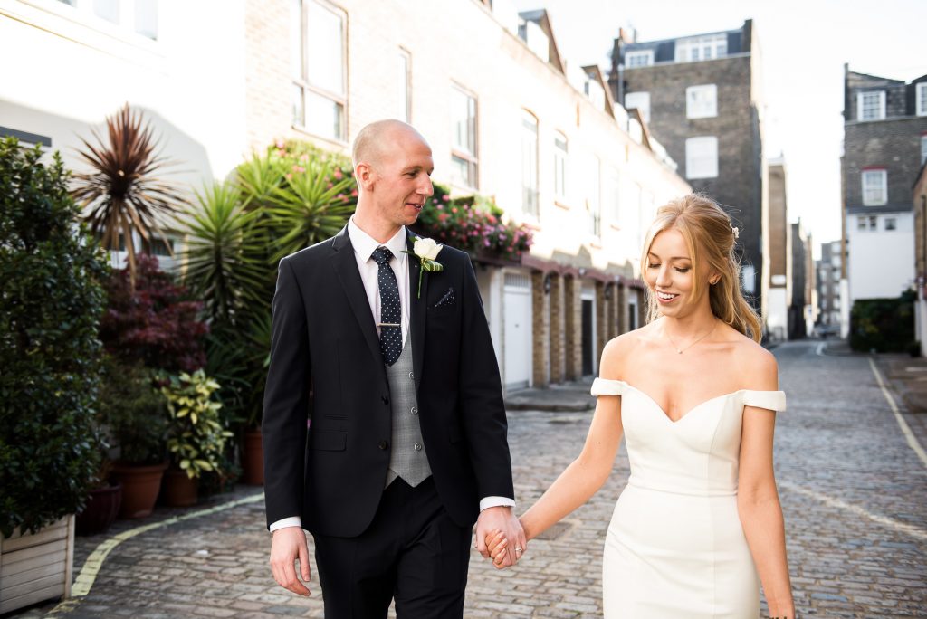 Old Marylebone Town Hall Wedding, relaxed and natural couples photography