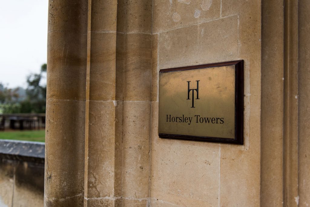 Horsley Towers sign