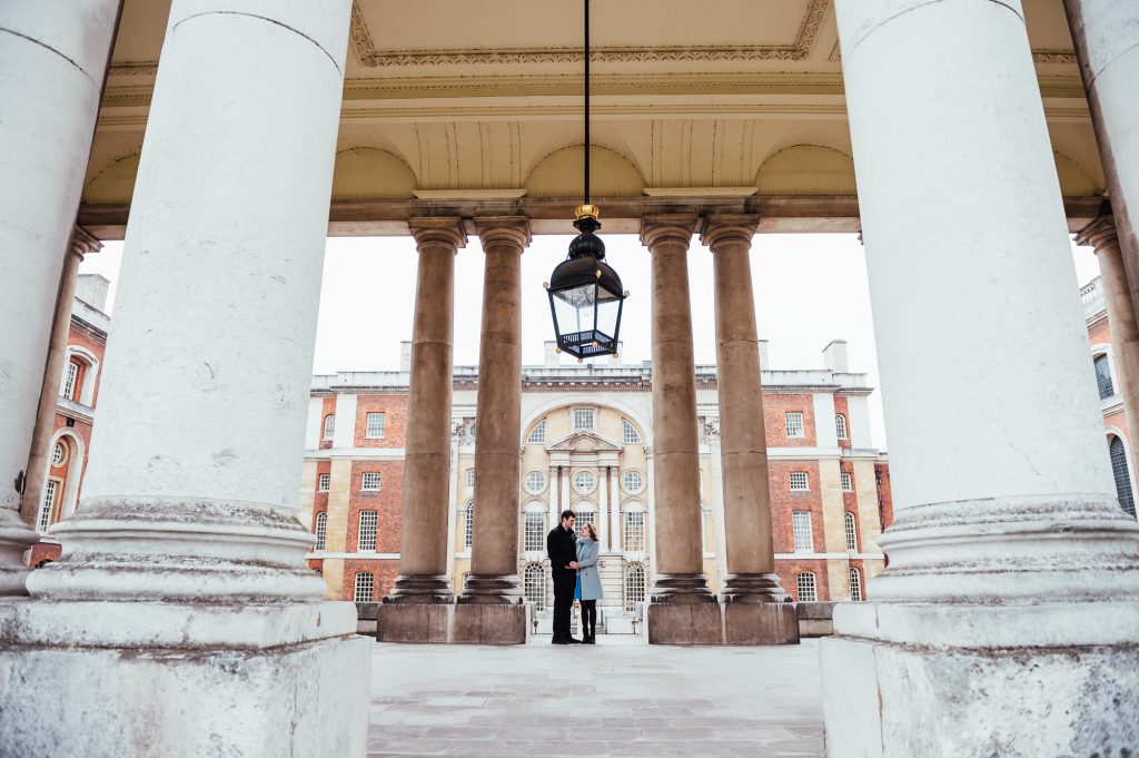 Creative engagement photography in Greenwich