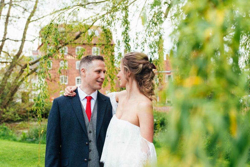 Natural wedding photography for the mill at elstead wedding
