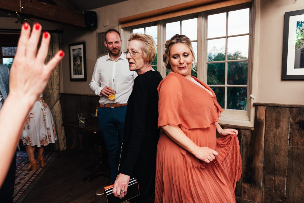 Fun dance floor photography for a the mill at elstead wedding 