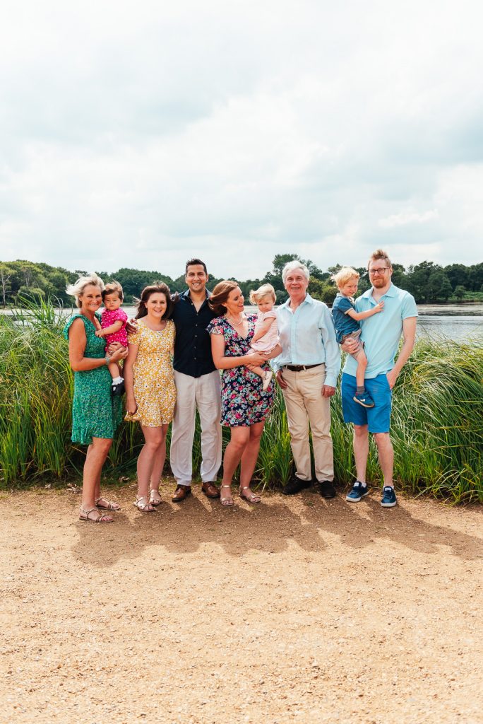 Group family portrait, Pen Ponds Richmond