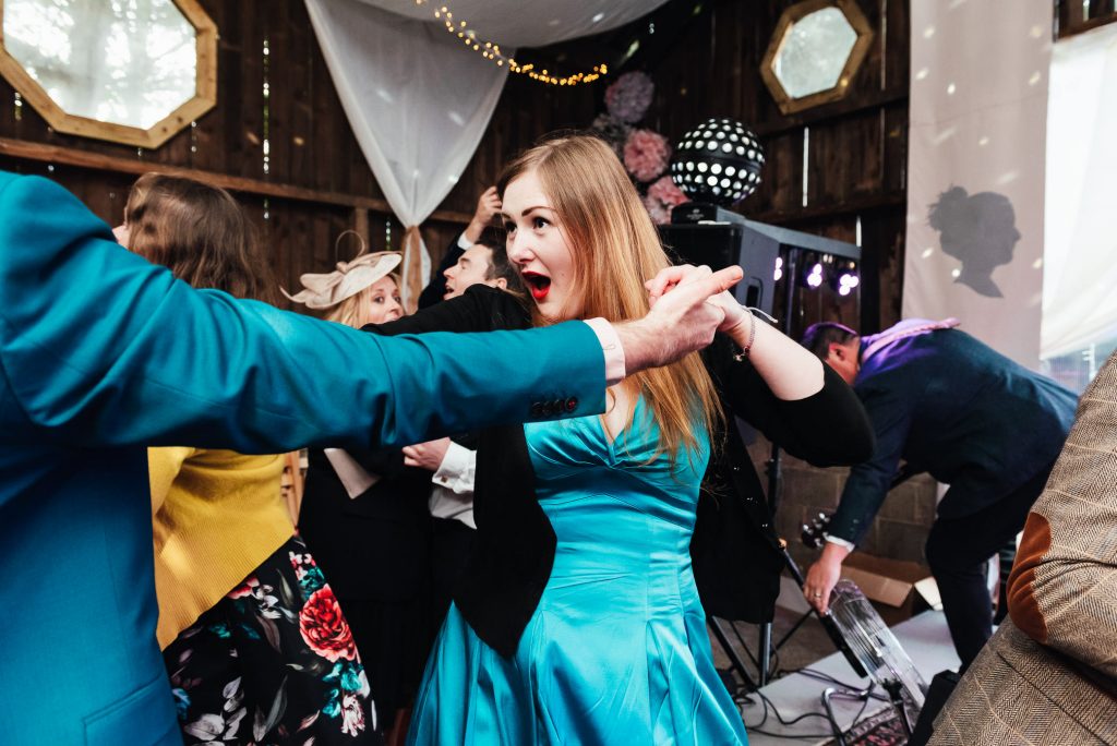 Fun dance floor photography, Yorkshire wedding photography