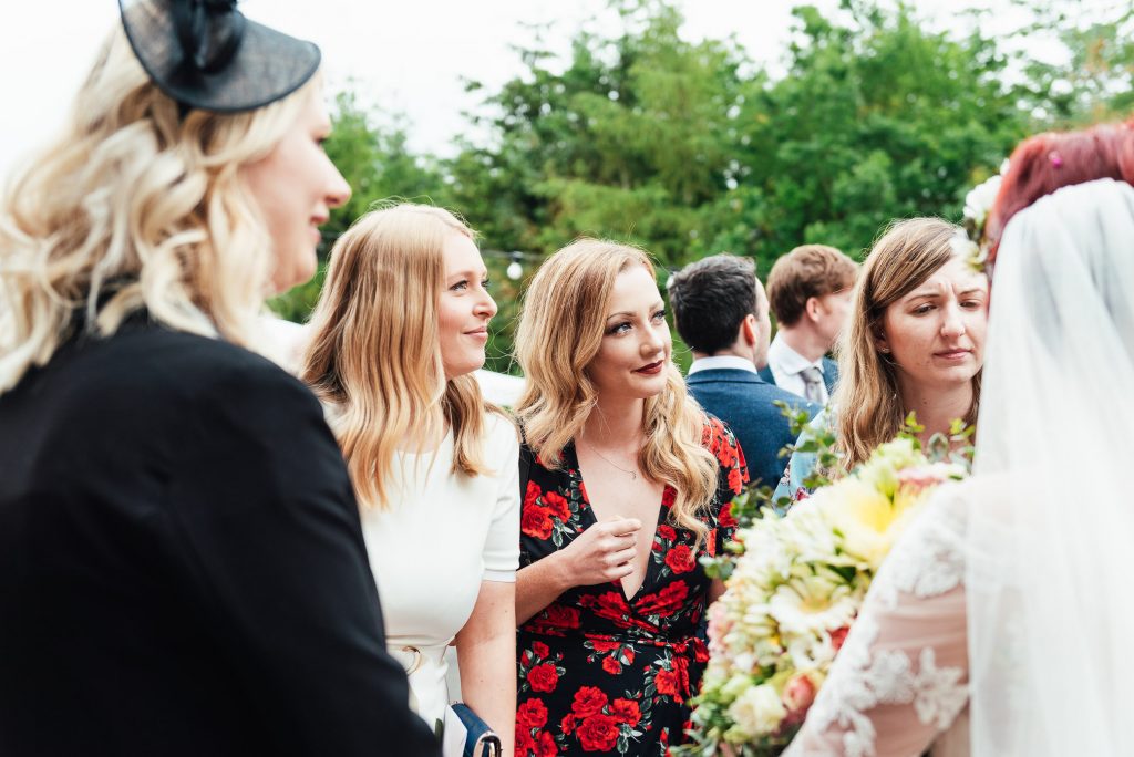 Natural and candid wedding guest photography