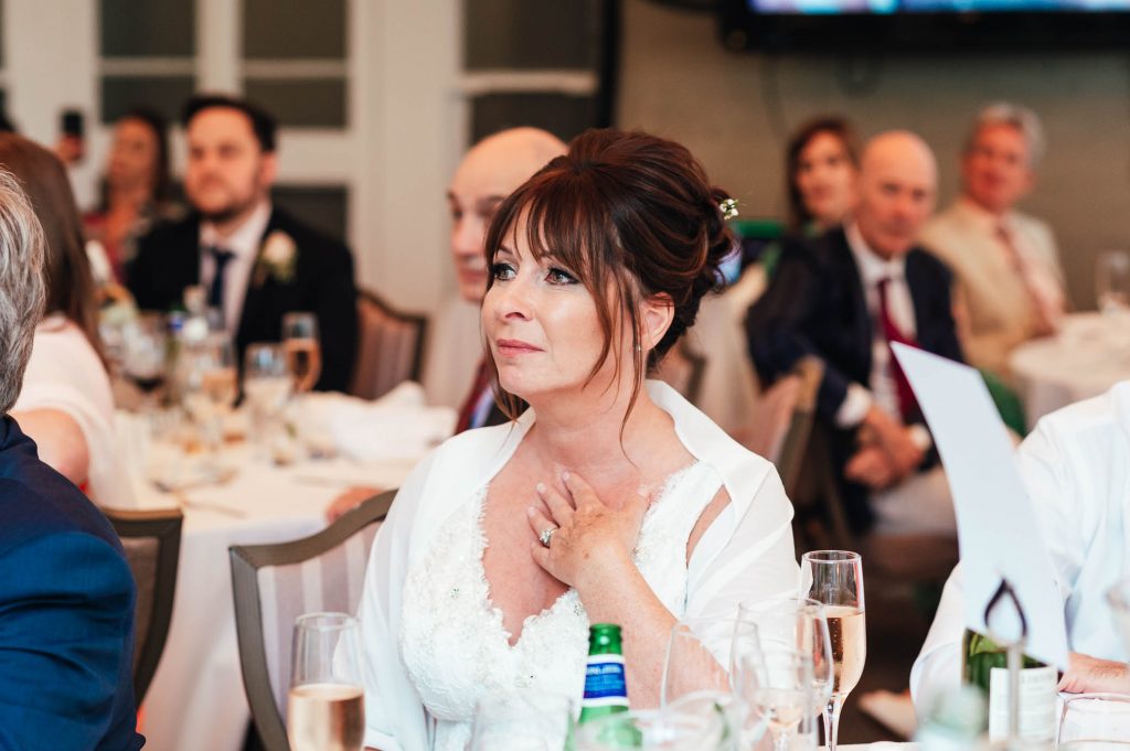 Emotional reactions to wedding speeches