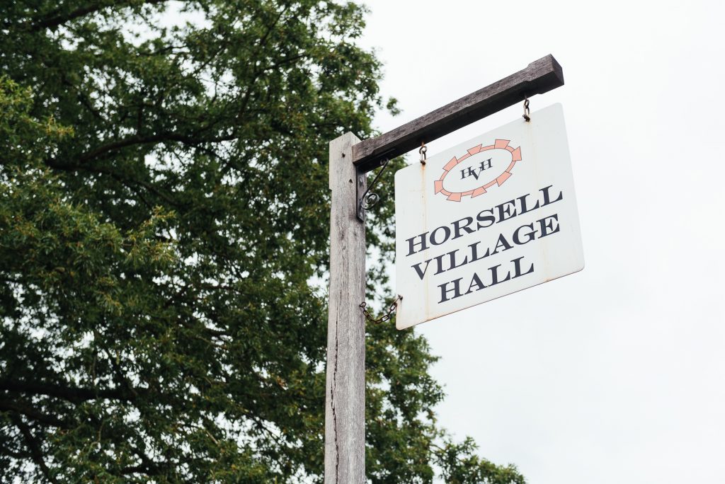 Horsell Village Hall sigh