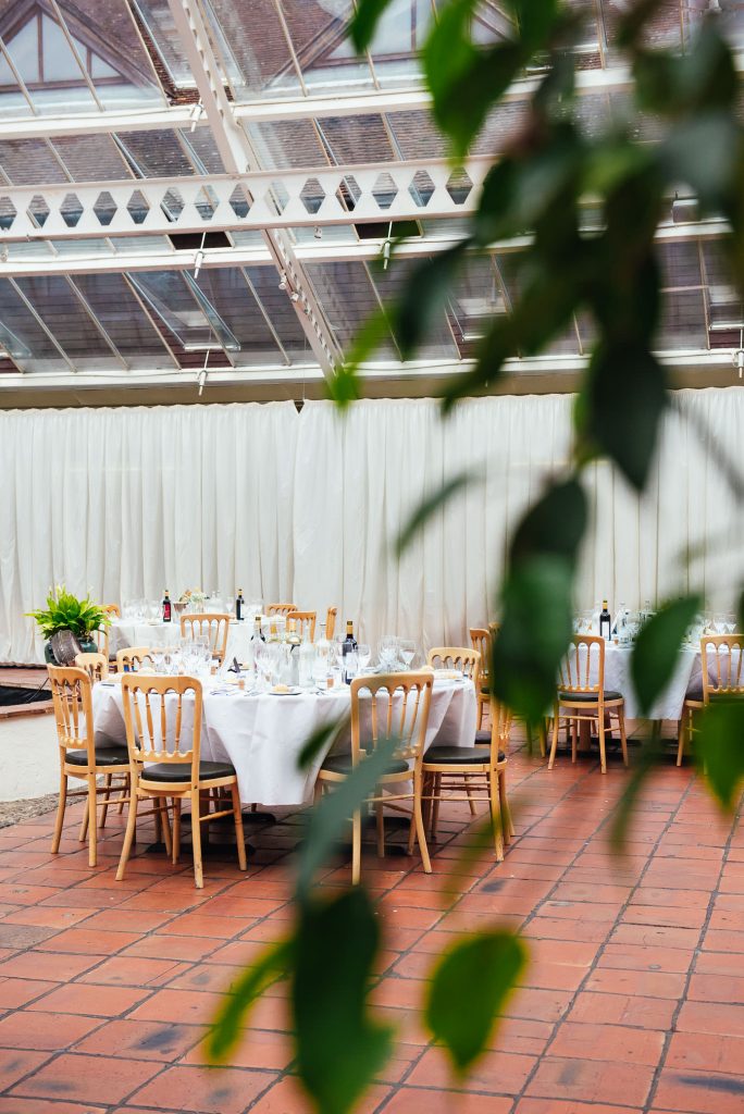Beautiful and bright courtyard for Surrey Wedding