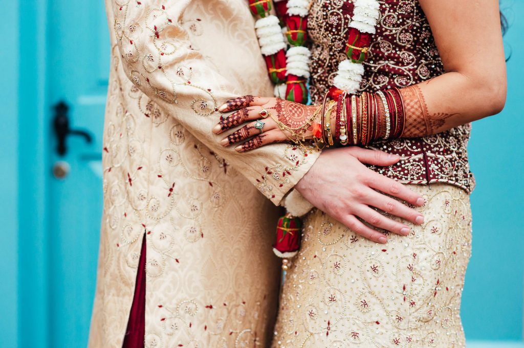 Hindu wedding details for South Farm wedding