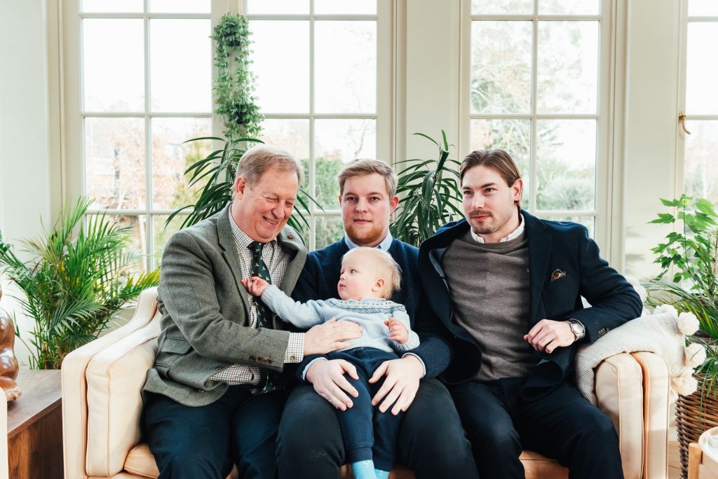 Danish Family Portrait at Home, Surrey Family Photography