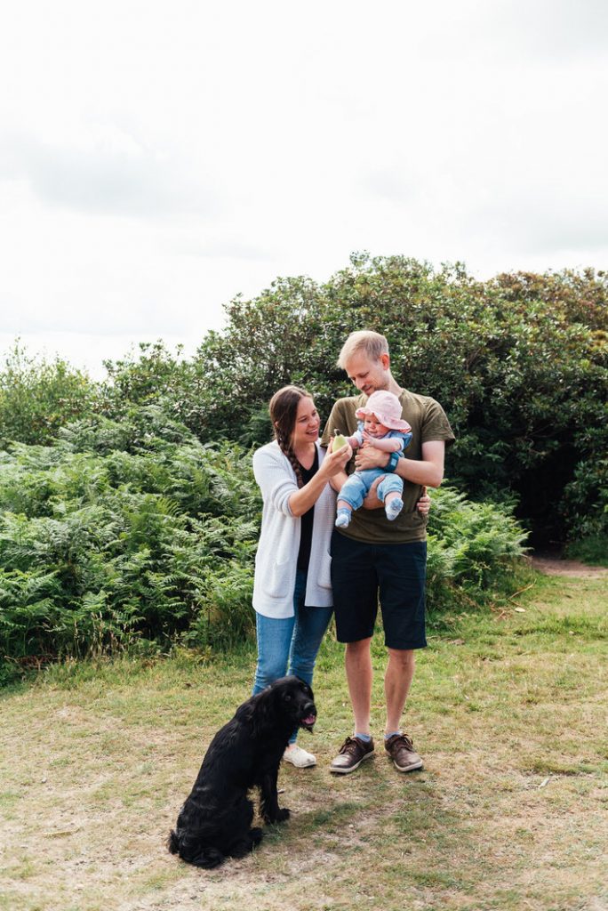 Natural family portrait, Surrey family photography