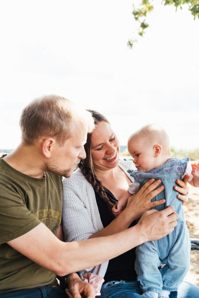 Candid family portrait, Surrey family photography, outdoor newborn photography