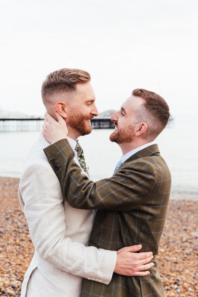Romantic Couples Portrait, LGBTQ wedding photography