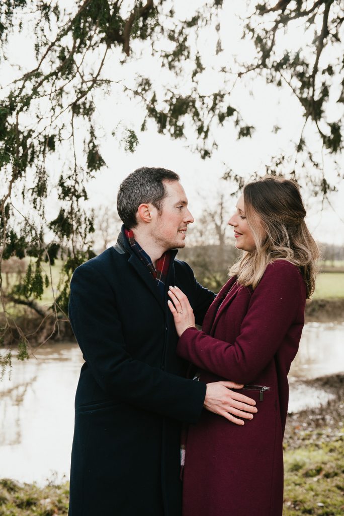 Natural outdoors couple photography, Surrey