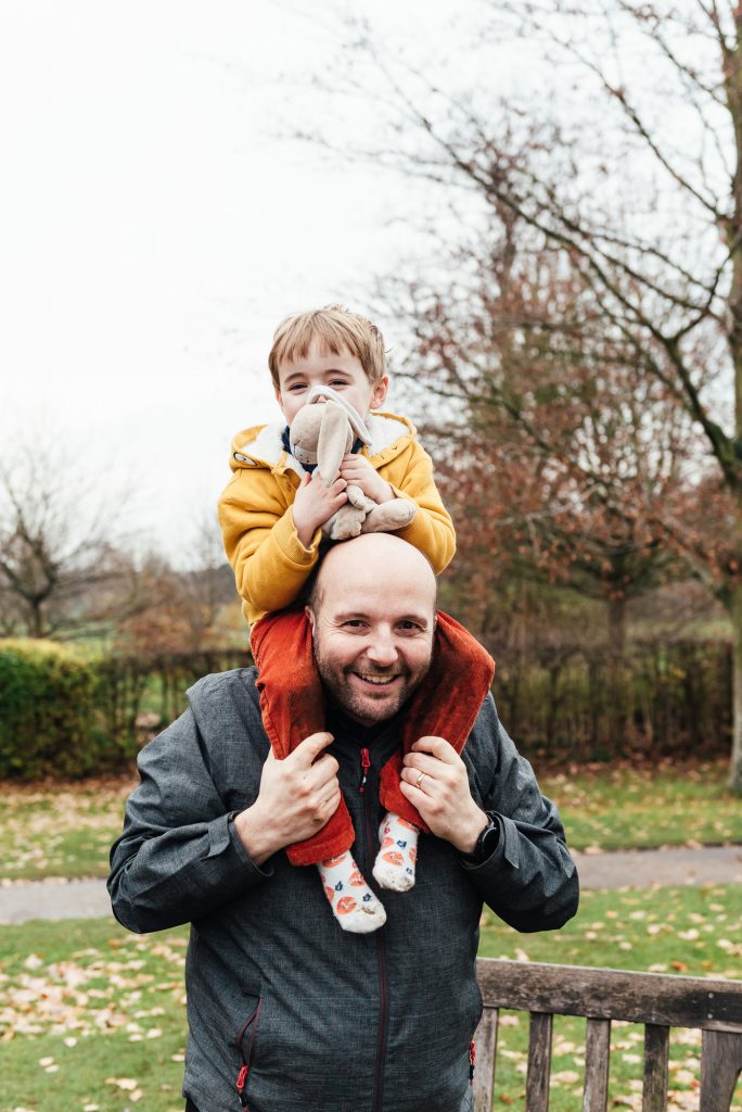 Candid Father and Son Portrait, Nonsuch Mansion Family Shoot