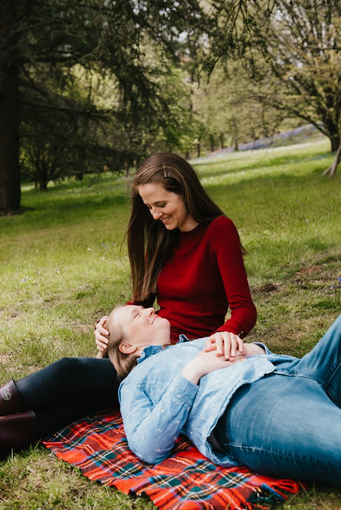 Candid and Romantic Winkworth Arboretum Couples Shoot