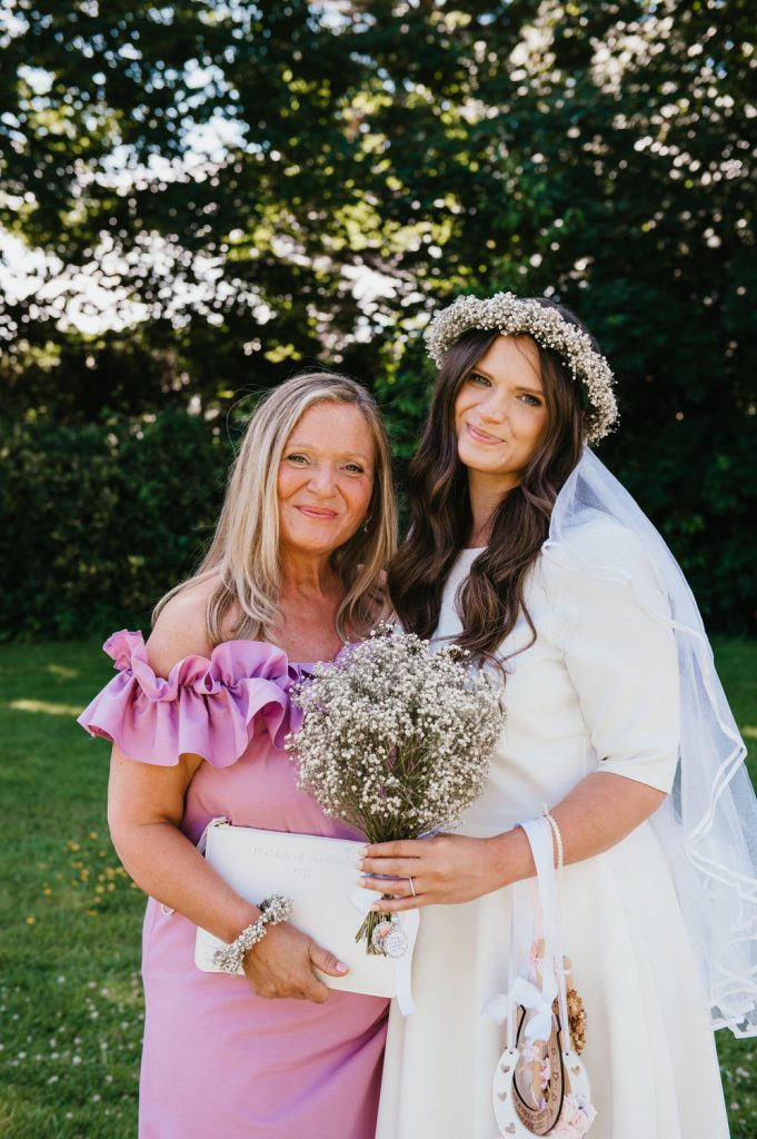 Mother and Daughter Wedding Portrait, Surrey Wedding Photographer