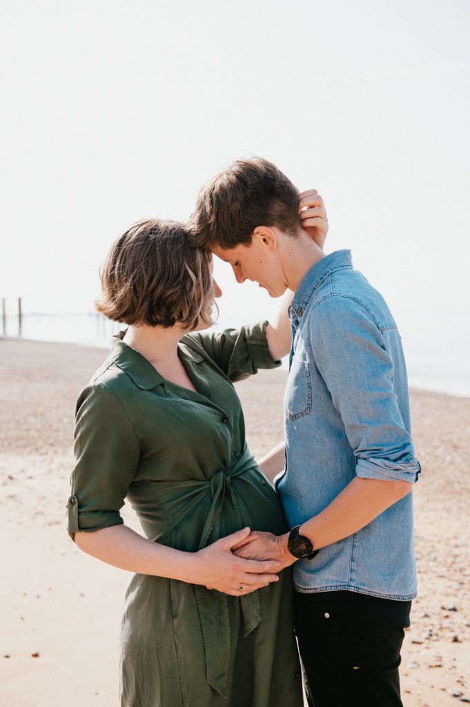 Romantic and Intimate Couples Maternity Photoshoot