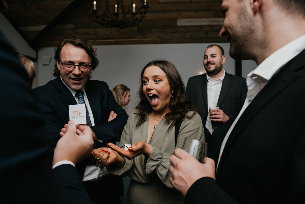 Candid Guest Reactions - Botley Hill Barn Wedding