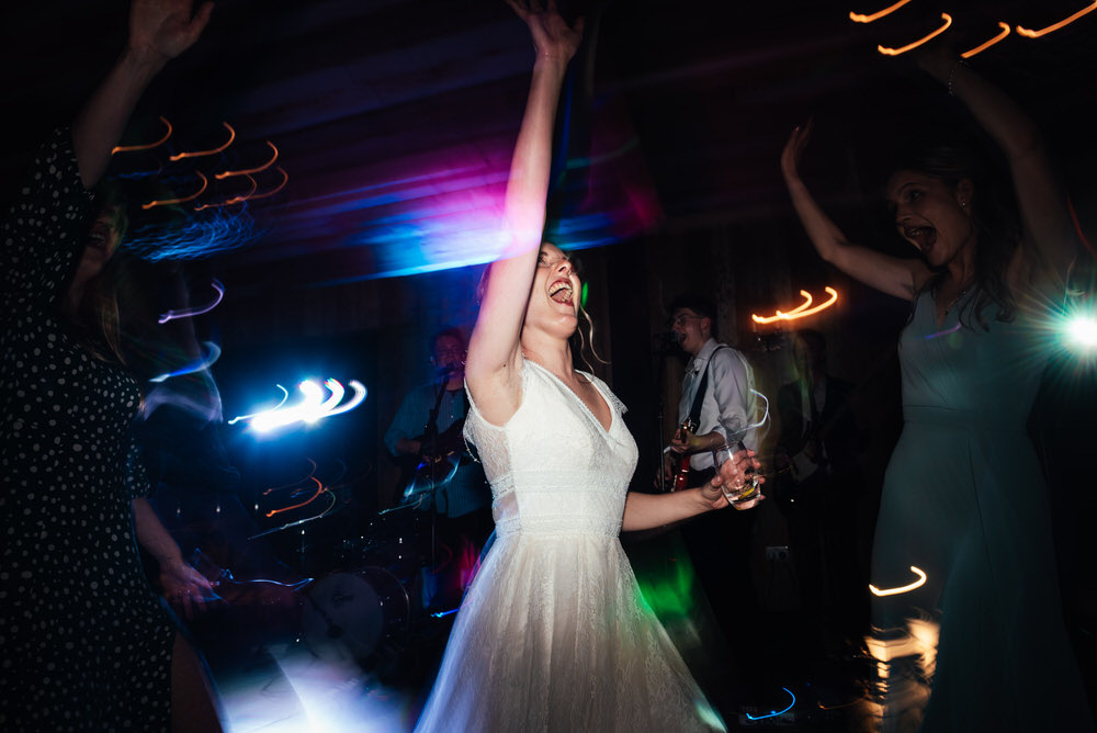 Fun Surrey Wedding Dance Floor Photography