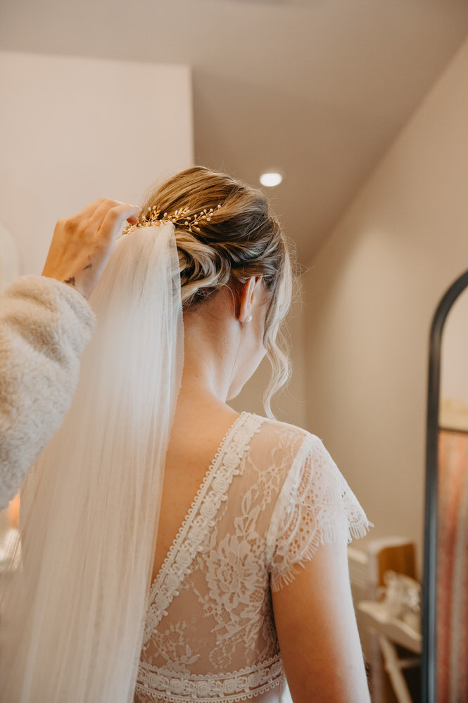 Surrey Wedding Photography - Bridal Veil Application