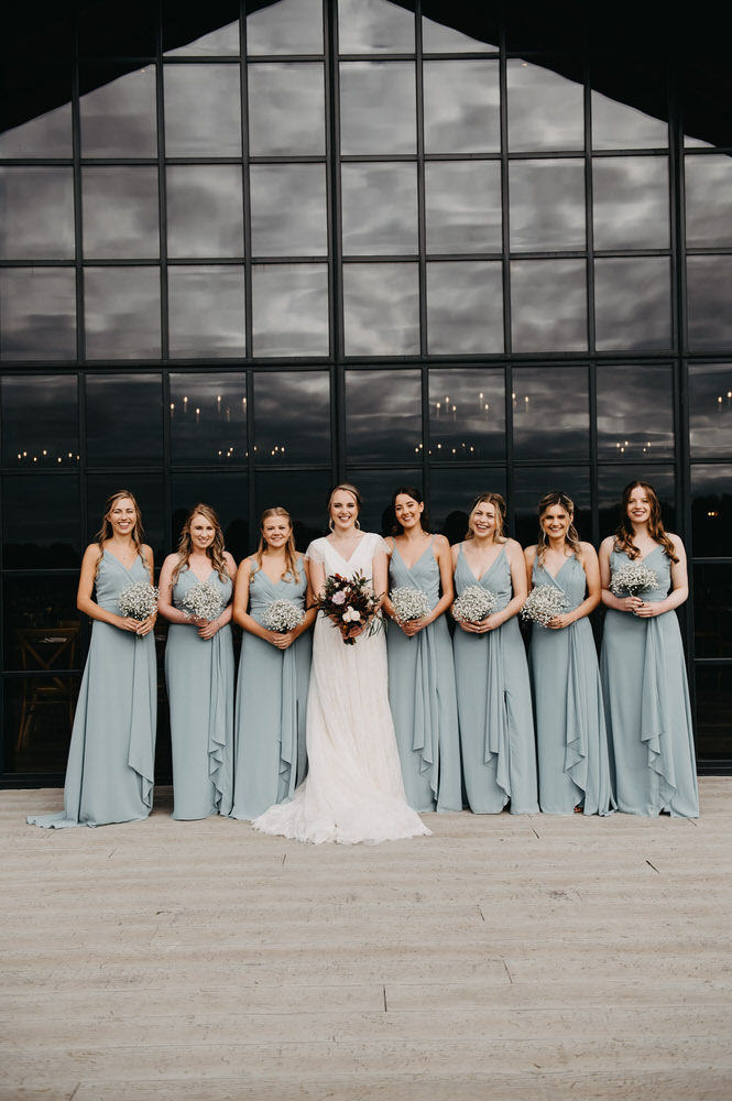 Candid Bridesmaid Group Portrait - Surrey Wedding Photography