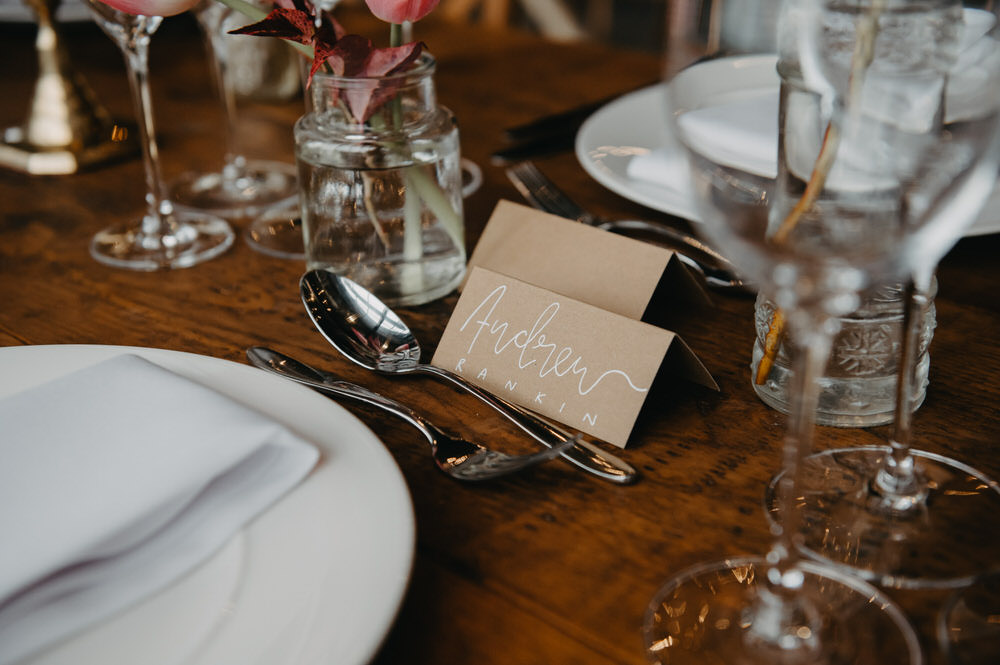 Rustic Table Place Setting