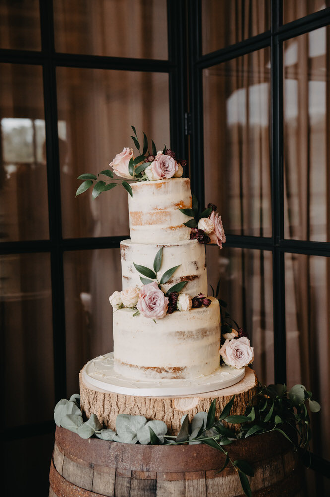 Three Tier Wedding Cake - Botley Hill Barn Wedding