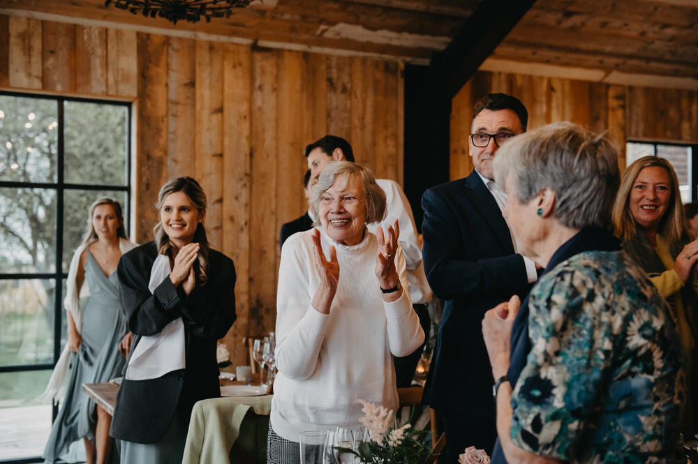 Candid Guest Reactions - Botley Hill Barn Wedding