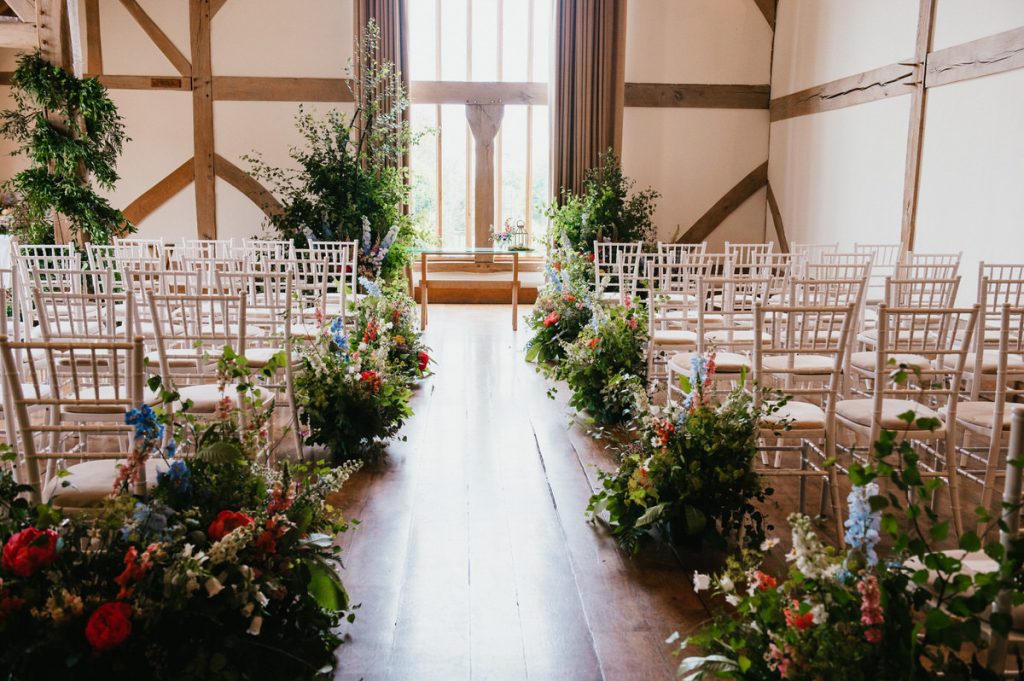 Wildflower Meadow Wedding Ceremony Room