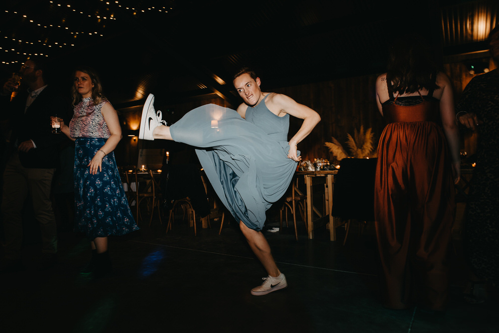 Fun and Energetic Dance Floor Wedding Photography - LGBTQ Wedding Photographer